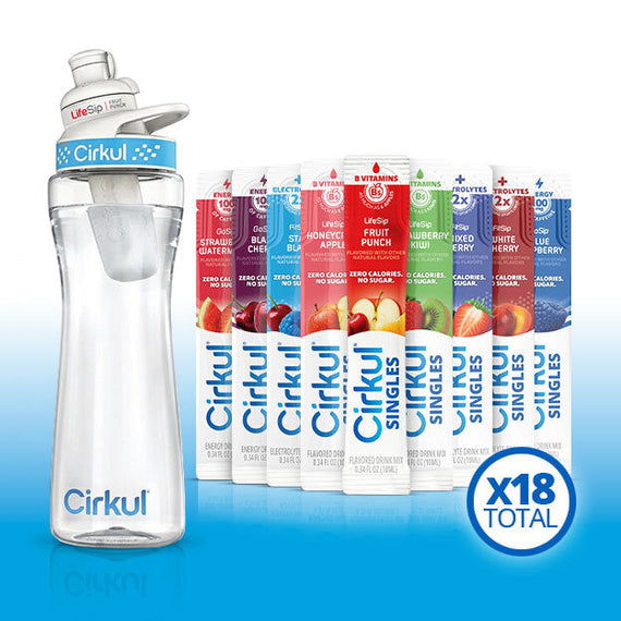 22oz. Plastic Bottle & GoSip® Black Cherry T6